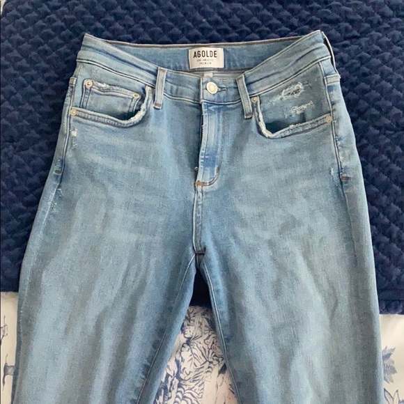 AGOLDE distressed Skinny Jeans - Picture 1 of 4